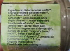 ToothFaerie toothpaste list of ingredients
