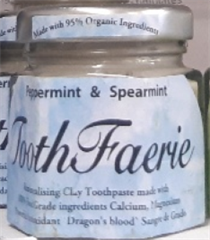 ToothFaerie peppermint and spearmint toothpaste